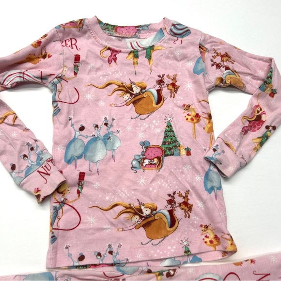 Books To Bed Pink The Nutcracker Christmas Ballet Pajamas - Picture 2 of 3